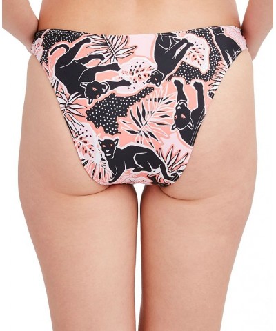 On Your Tracks Printed Scoop Bikini Bottoms Peach Tracks $36.26 Swimsuits