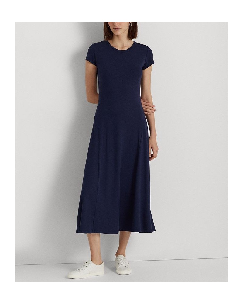 Women's Interlock T-Shirt Dress French Navy $65.10 Dresses