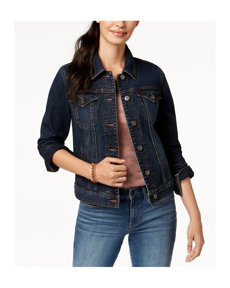 Women's Classic Denim Jacket Skyfall $16.68 Jackets