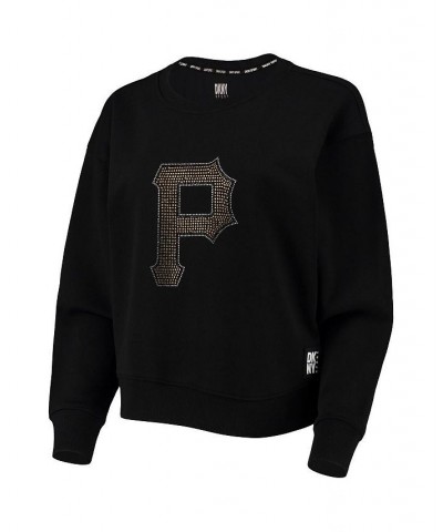 Women's Black Pittsburgh Pirates Carrie Pullover Sweatshirt Black $33.60 Sweatshirts