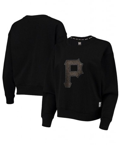 Women's Black Pittsburgh Pirates Carrie Pullover Sweatshirt Black $33.60 Sweatshirts