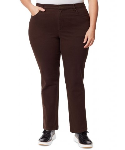 Plus Size Amanda Shirt & Amanda Jeans Coffee Roast $17.27 Outfits