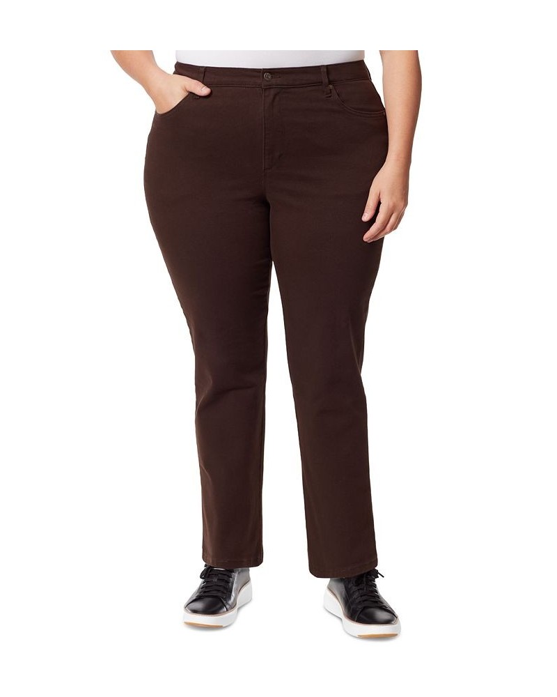 Plus Size Amanda Shirt & Amanda Jeans Coffee Roast $17.27 Outfits