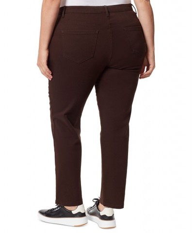 Plus Size Amanda Shirt & Amanda Jeans Coffee Roast $17.27 Outfits