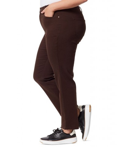 Plus Size Amanda Shirt & Amanda Jeans Coffee Roast $17.27 Outfits