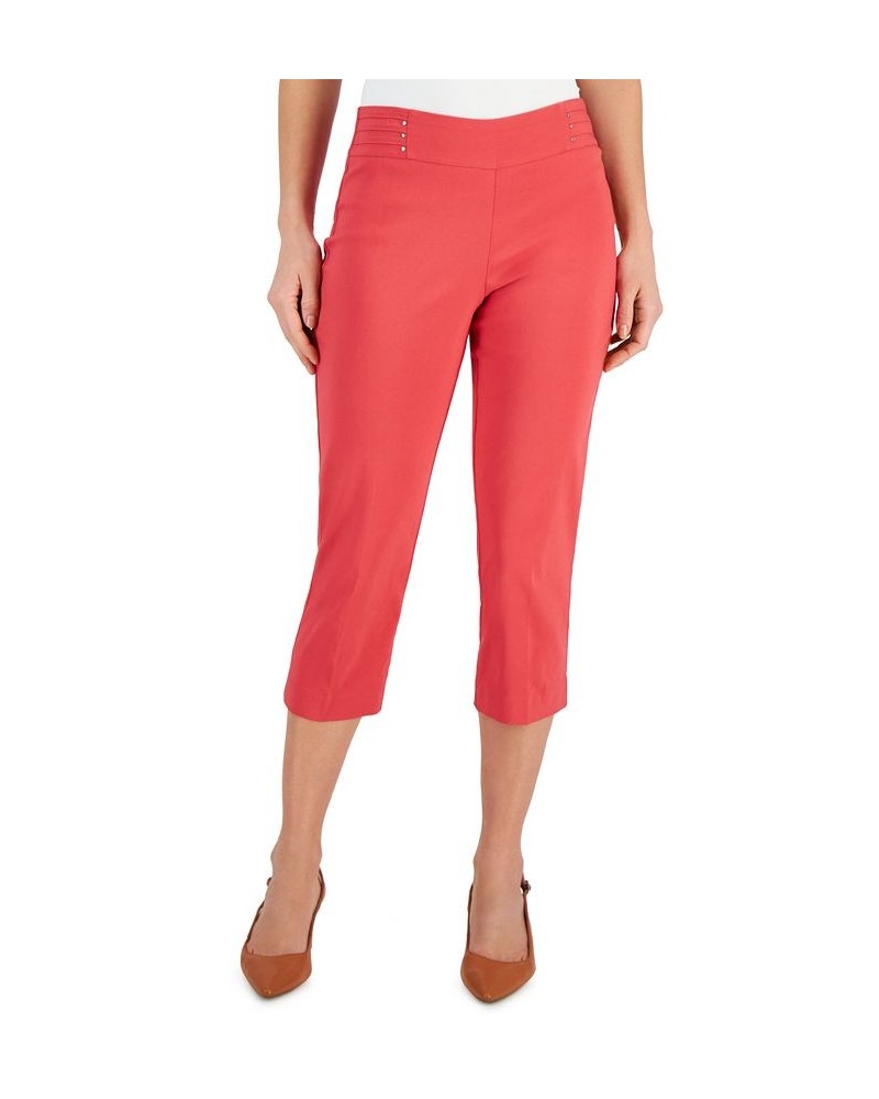 Embellished Pull-On Capri Pants Chrysanthemum $16.79 Pants