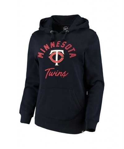 Women's '47 Navy Minnesota Twins Hollow Script Headline Pullover Hoodie Navy $34.44 Sweatshirts