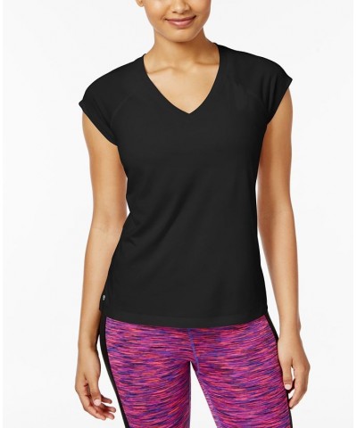 Women's Essentials Rapidry Heathered Performance T-Shirt XS-4X Black $10.25 Tops