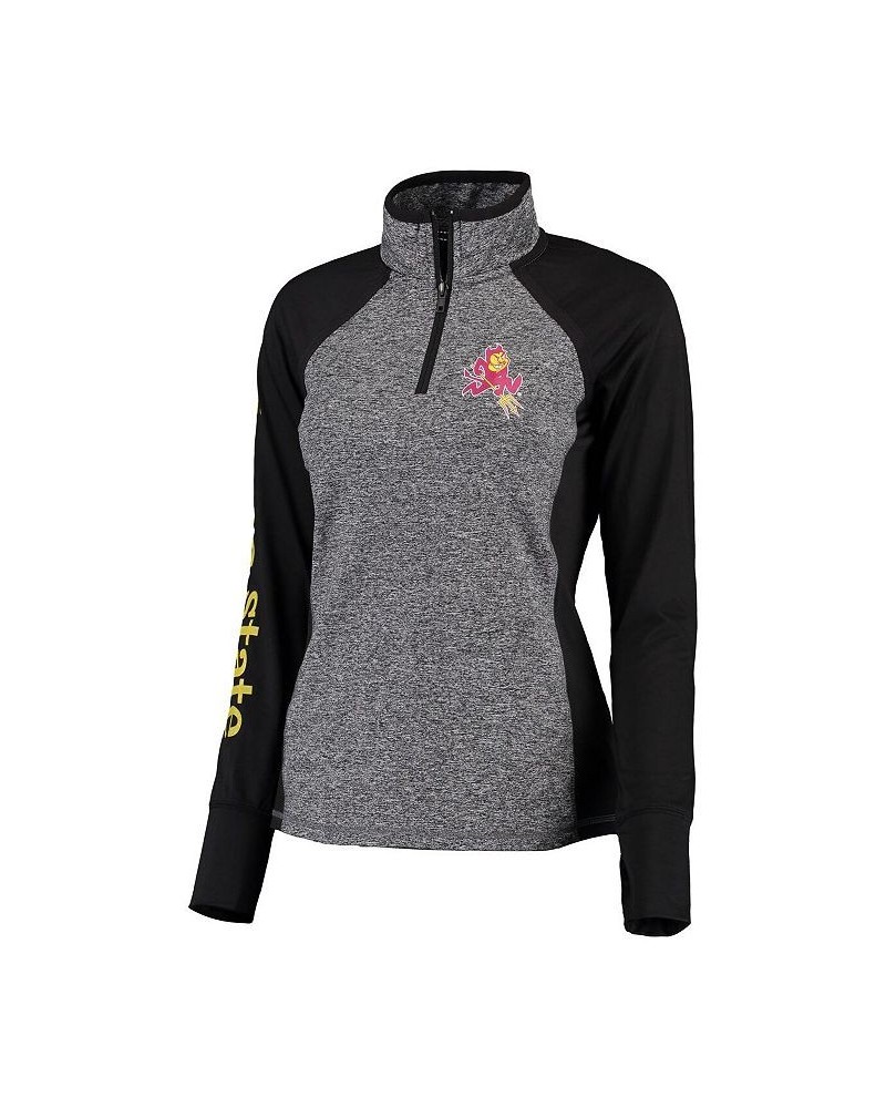 Women's Gray and Black Arizona State Sun Devils Finalist Quarter-Zip Pullover Jacket Gray, Black $37.60 Jackets