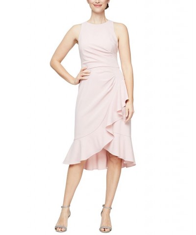 Women's Ruffled Tulip-Hem Dress Blush $79.38 Dresses