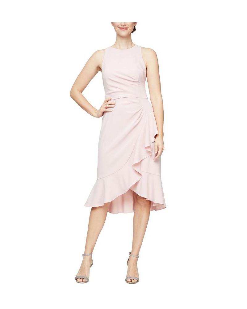 Women's Ruffled Tulip-Hem Dress Blush $79.38 Dresses