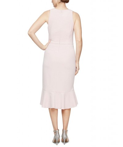 Women's Ruffled Tulip-Hem Dress Blush $79.38 Dresses