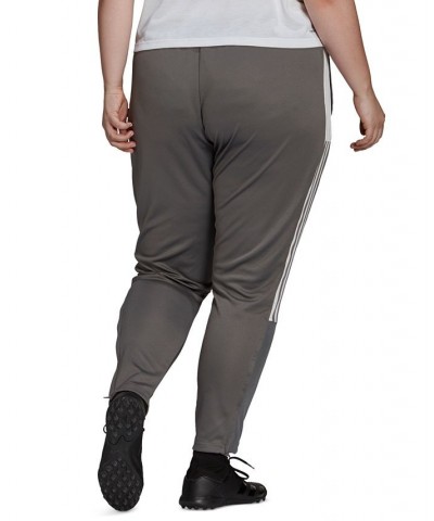 Plus Size Tiro 21 Track Pants Gray $20.99 Pants