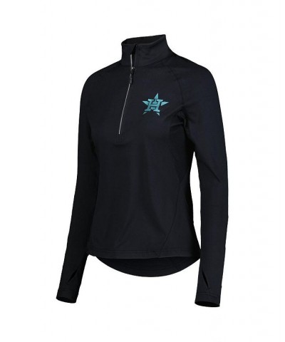 Women's Black Houston Astros Energy Quarter-Zip Jacket Black $48.00 Jackets