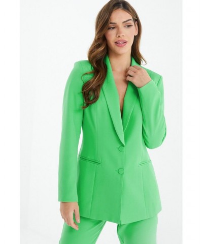 Women's Green Tailored Blazer Green $66.15 Jackets