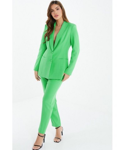 Women's Green Tailored Blazer Green $66.15 Jackets