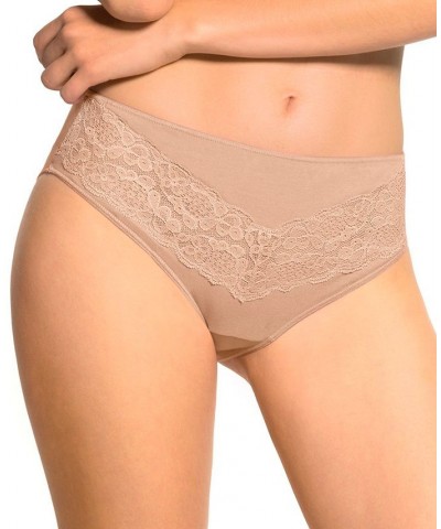 3 Brief Panties With Lace Assorted $29.00 Panty