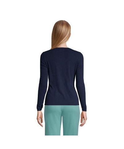 Women's Cashmere Crewneck Sweater Radiant navy $91.98 Sweaters