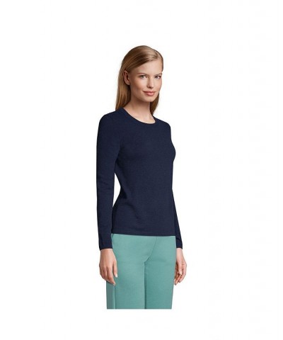 Women's Cashmere Crewneck Sweater Radiant navy $91.98 Sweaters