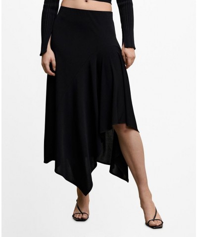 Women's Asymmetrical Skirt Black $33.60 Skirts