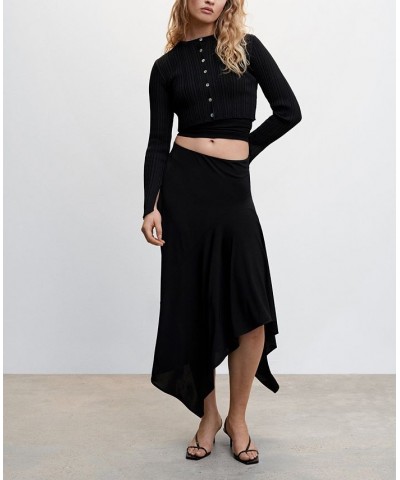 Women's Asymmetrical Skirt Black $33.60 Skirts