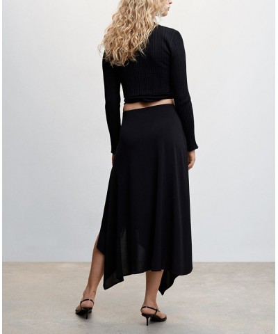 Women's Asymmetrical Skirt Black $33.60 Skirts