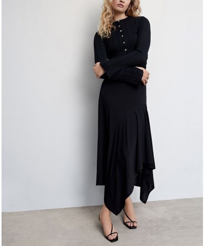 Women's Asymmetrical Skirt Black $33.60 Skirts