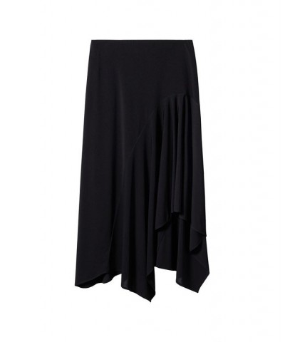 Women's Asymmetrical Skirt Black $33.60 Skirts