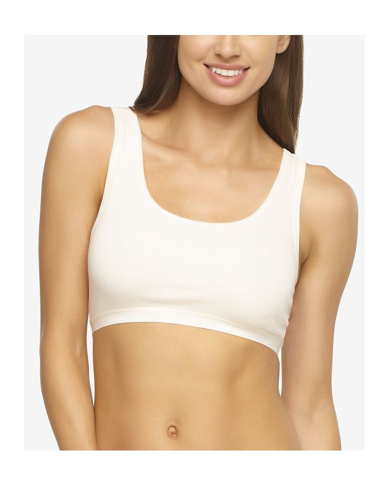 Organic Cotton Bralette White $13.72 Bras