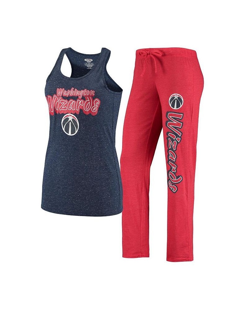 Women's Red Navy Washington Wizards Racerback Tank Top and Pants Sleep Set Red, Navy $35.69 Pajama