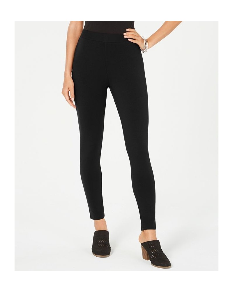 Women's Pull-On Leggings Black $10.99 Pants