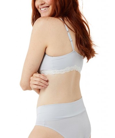 Pullover Lace Maternity & Nursing Bra Gray $17.63 Bras