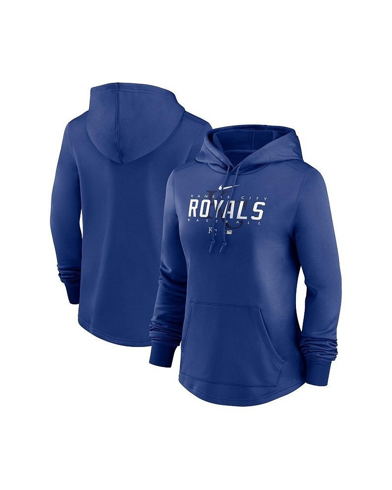 Women's Royal Kansas City Royals Authentic Collection Pregame Performance Pullover Hoodie Royal $38.00 Sweatshirts