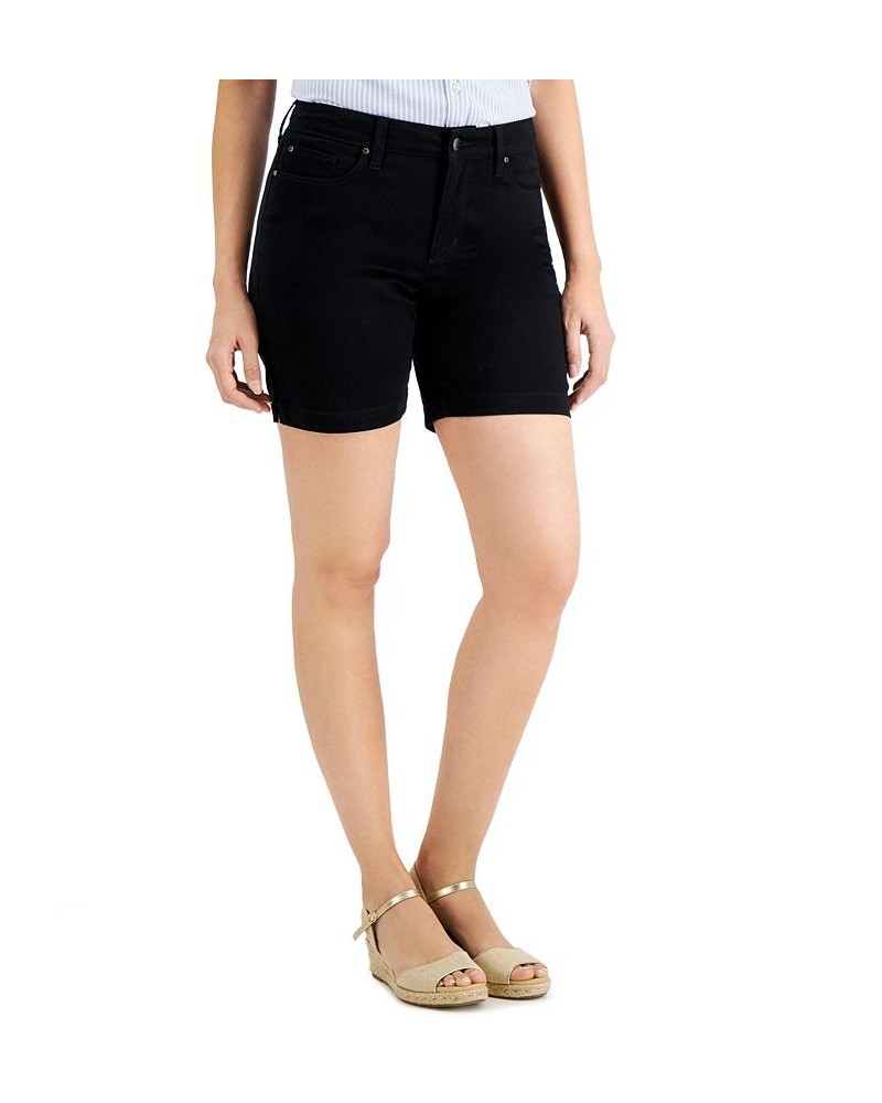 Petite Denim Shorts Deep Black $15.99 Shorts