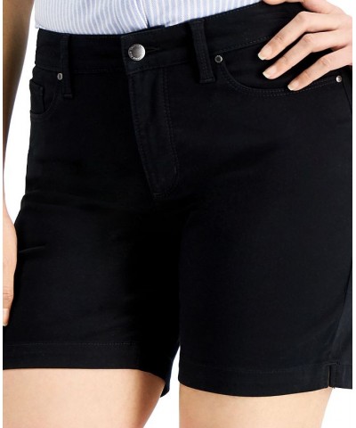 Petite Denim Shorts Deep Black $15.99 Shorts