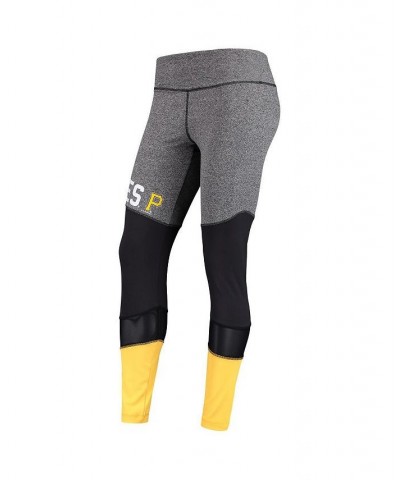 Women's Gray Pittsburgh Pirates High Stepping Leggings Gray $30.59 Pants