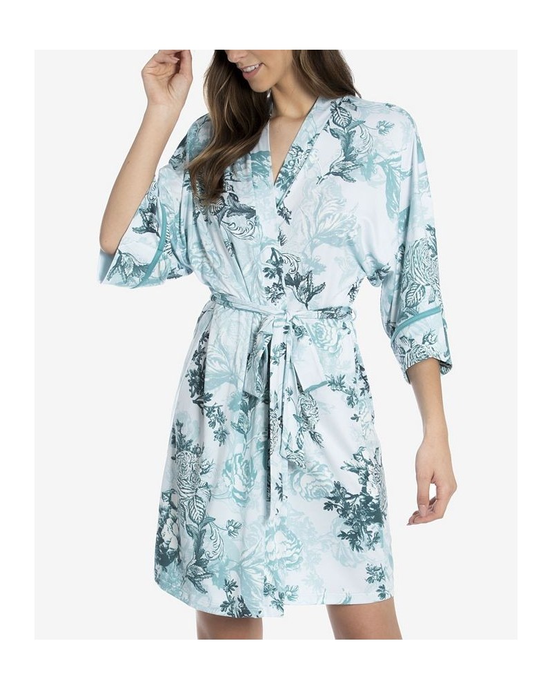 Women's Paula Wrapper Aqua $16.92 Sleepwear