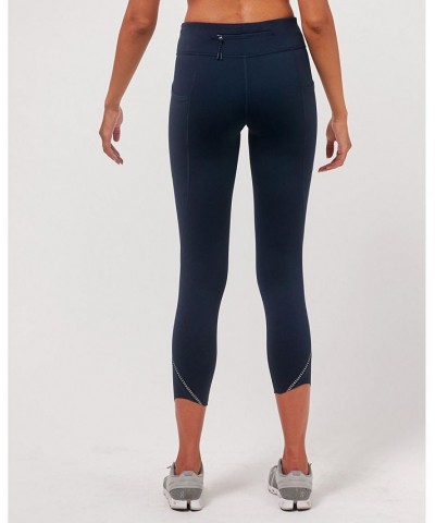 Ready and Go Reflective Laser Cut Ventiflo Leggings 23" for Women Blue $46.02 Pants