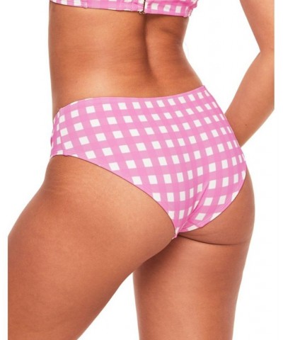 Vivien Women's Swimwear Hipster Bikini Bottom Pink $10.48 Swimsuits