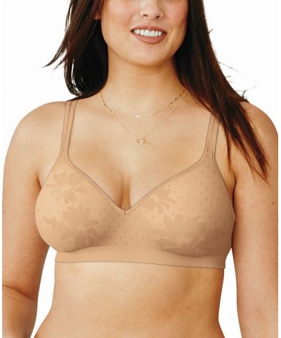 Ultimate Perfect Coverage Shaping T-Shirt Wireless Bra DHHU08 Online only Tan/Beige $13.23 Bras