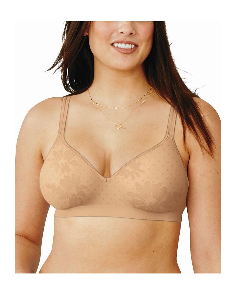 Ultimate Perfect Coverage Shaping T-Shirt Wireless Bra DHHU08 Online only Tan/Beige $13.23 Bras