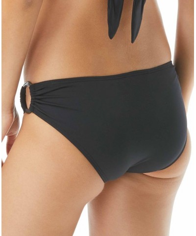 O-Ring Hipster Bikini Bottoms Black $31.16 Swimsuits