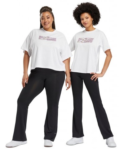 Women's Cotton Modern Safari Graphic T-Shirt XS-4X White $14.00 Tops