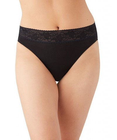Women's Comfort Touch High Cut Underwear 871353 Black $11.60 Panty