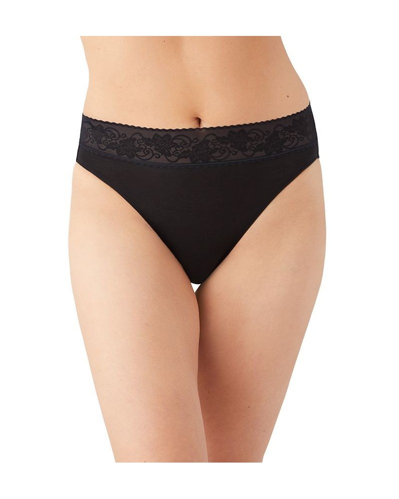 Women's Comfort Touch High Cut Underwear 871353 Black $11.60 Panty