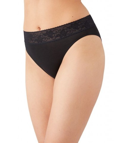 Women's Comfort Touch High Cut Underwear 871353 Black $11.60 Panty