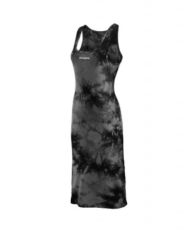 Women's Black Atlanta Falcons Tie-Dye Tank Top Dress Black $35.25 Dresses