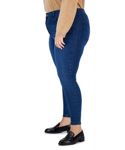 Trendy Plus Size Mid Rise Infinite Stretch Dawson Super-Skinny Jeans Vintage Dark $13.20 Jeans