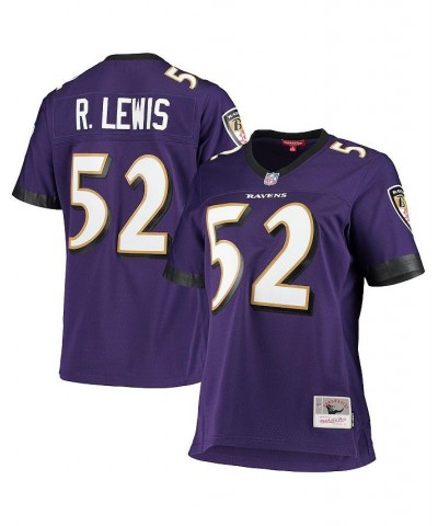 Women's Ray Lewis Purple Baltimore Ravens Legacy Replica Team Jersey Purple $59.45 Jersey