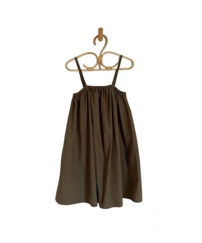 Women's Maternity Tumbled Cotton Dreamer Dress Olive $53.75 Dresses